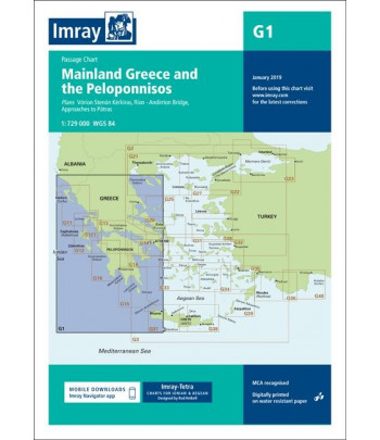 Mapa IMRAY G 1 - Grecja/Peloponez