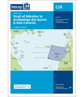 Mapa IMRAY C20 - Gibraltar, Kanary