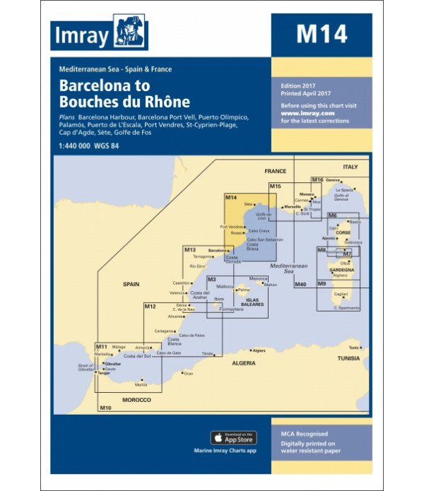 Mapa IMRAY M14 - Barcelona, Bouches