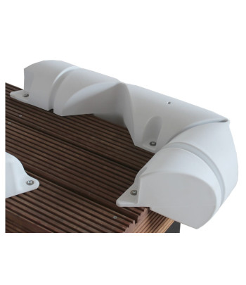 Ochraniacz pomostowy 100x19x19 cm biały Dock Fender Flex