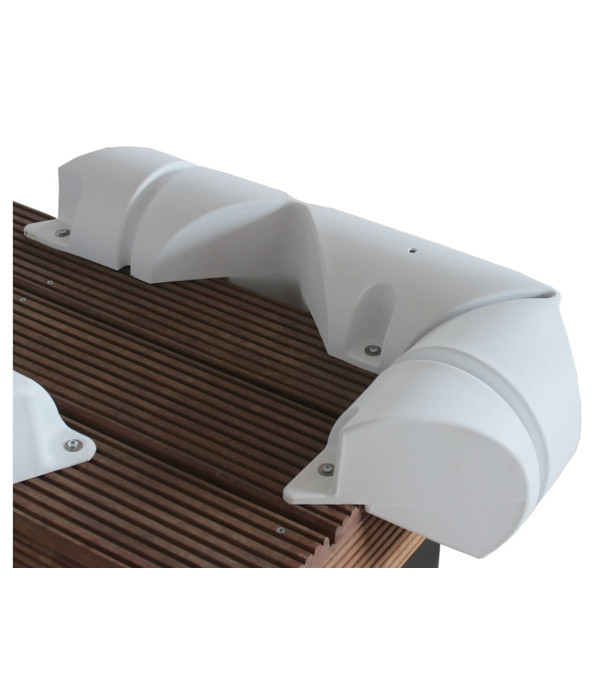 Ochraniacz pomostowy 100x19x19 cm biały Dock Fender Flex