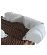 Ochraniacz pomostowy 100x19x19 cm biały Dock Fender Flex