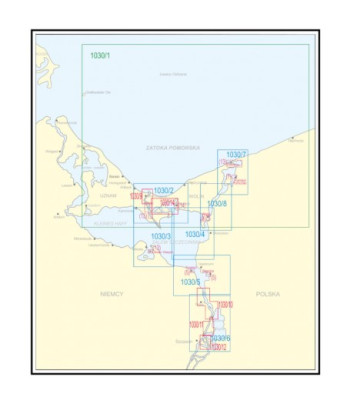 Mapy Zatoka Pomorska i Zalew Szczeciński - Atlas 1030