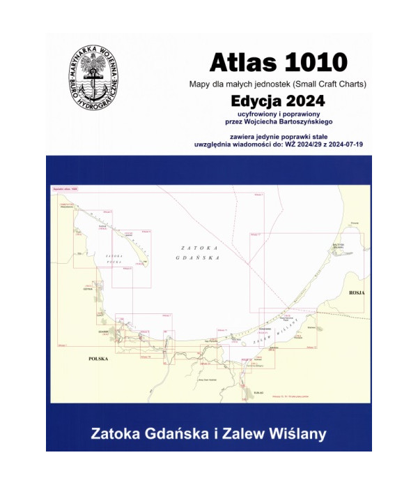 Mapy Zatoka Gdańska i Zalew Wiślany - Atlas 1010