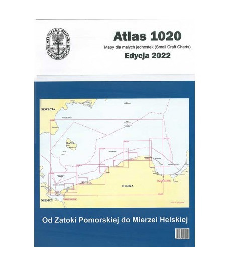 Mapy Atlas 1020 -Od Zatoki Pomorskiej do Mierzei Helskiej