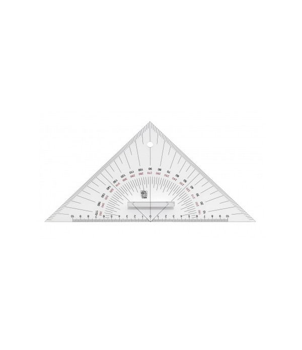 Trójkąt nawigacyjny 270 MM czarno-czerwony