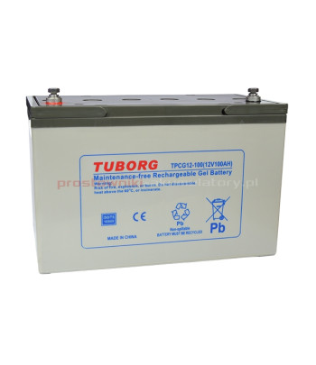 Akumulator TUBORG GEL 100 Ah