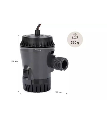 Pompa zęzowa AQUA VOID 500 GPH 12V