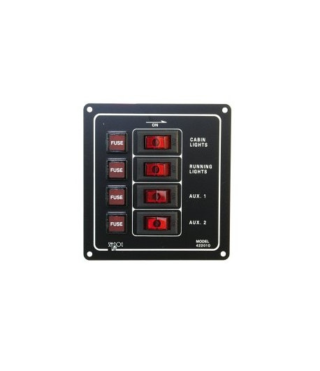 Tablica rozdzielcza 4 obwodowa 12V