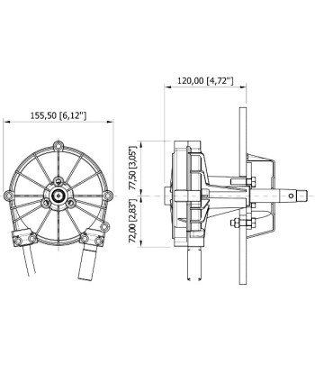 Przekładnia kierownicza mała do 55 KM