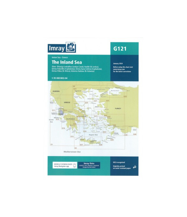 Mapa IMRAY G121 - Jońskie, Inland Sea, Itaka