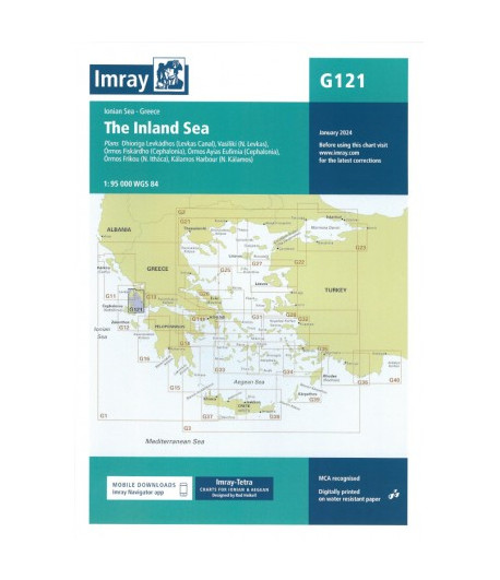 Mapa IMRAY G121 - Jońskie, Inland Sea, Itaka