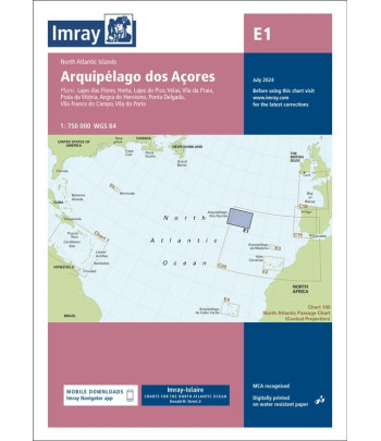 Mapa IMRAY E1 - Azory