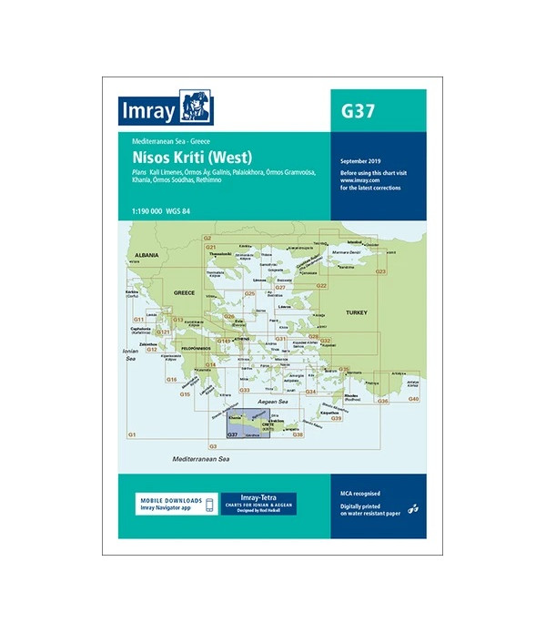Mapa IMRAY G37 - Kreta Zachodnia