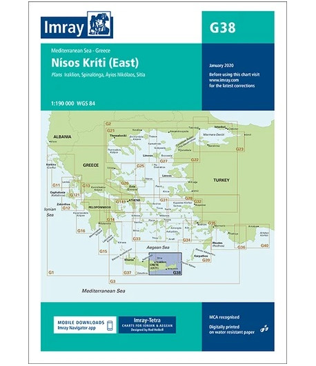Mapa IMRAY G38 - Kreta Wschodnia
